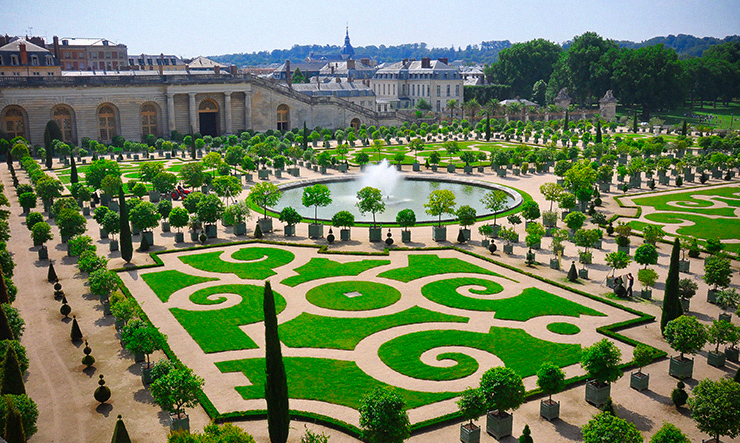 Versailles' gardens